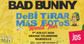 Bad Bunny World Tour : 1er Juillet 2026 à L'Orange Vélodrome